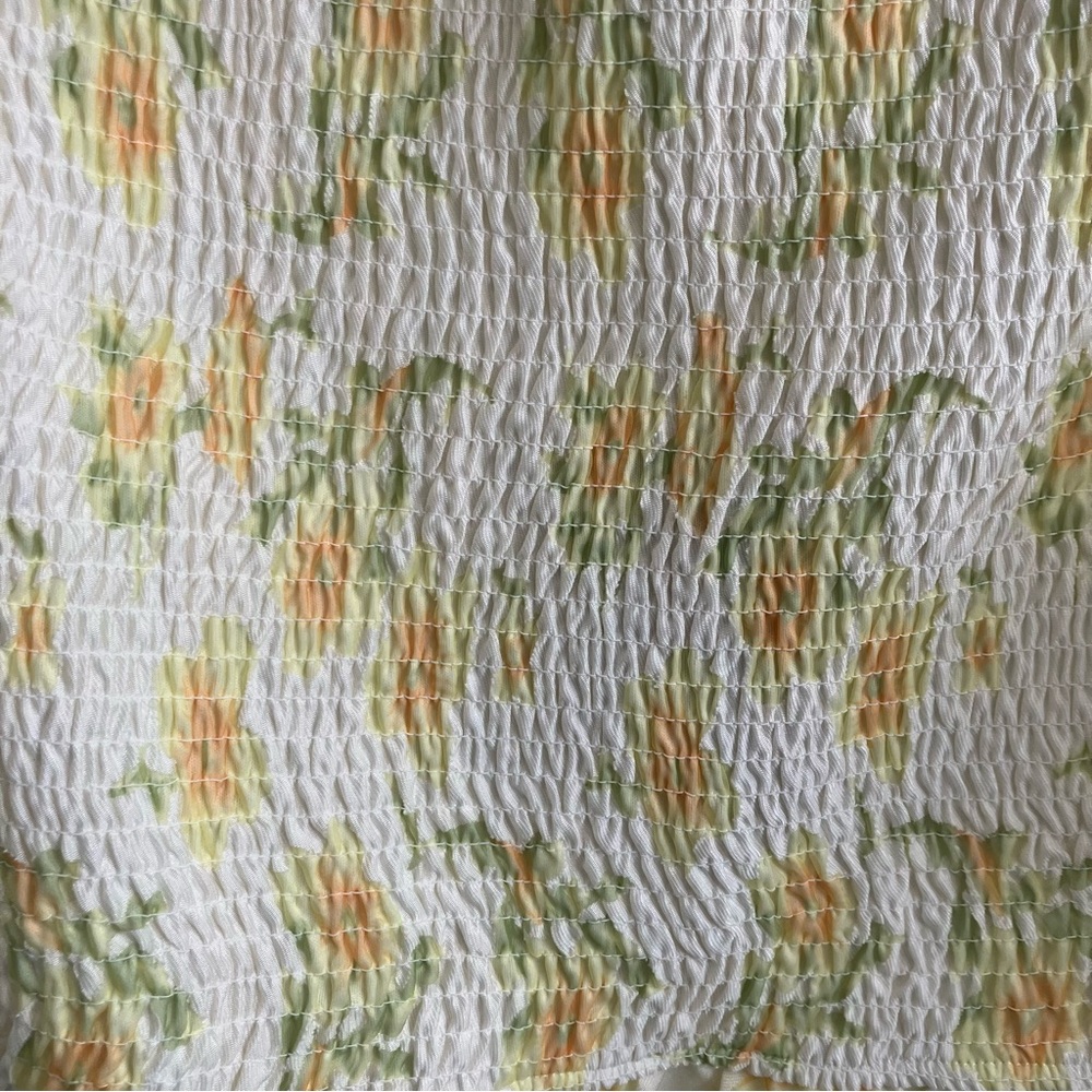 Layered With Love NWT 3X Plus Size Yellow Floral Midi Dress Feminine - Picture 11 of 16